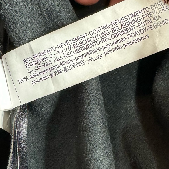 Zara Faux Leather Vegan Leather Button Down Blouse Top Size XL - Picture 11 of 11